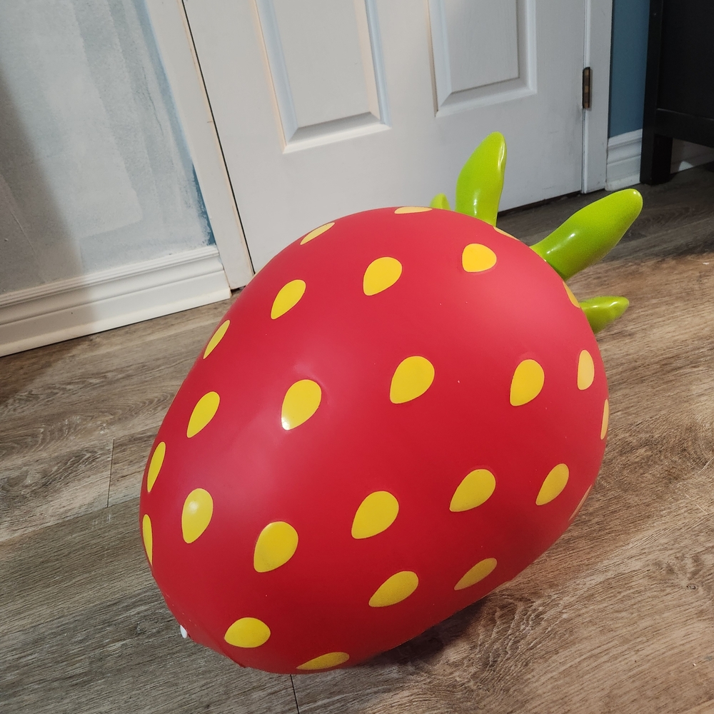 Red Strawberry Jumpy Toy - Picture 3 of 6
